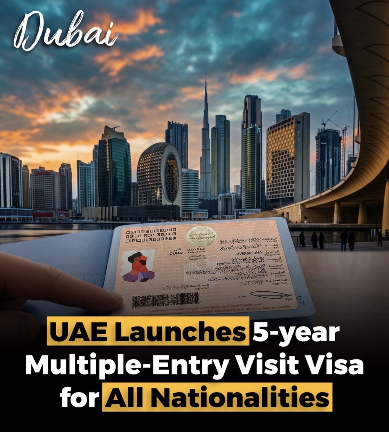 5-Year Multiple-Entry Visit Visa