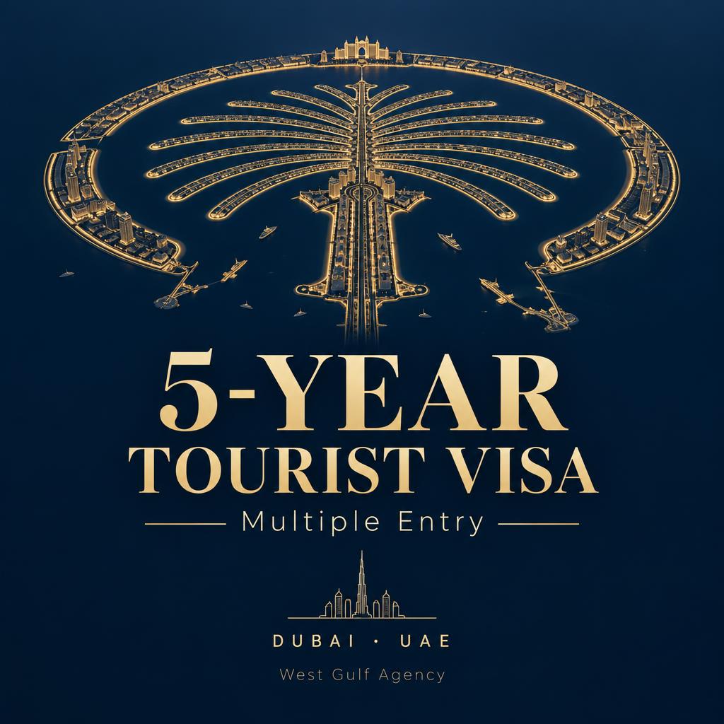 5-Year Multiple-Entry Tourist Visa — Dubai