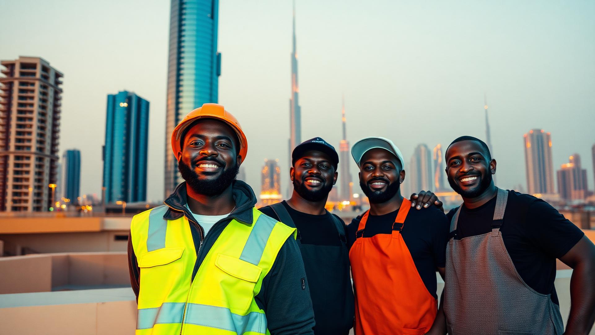 Workers in the UAE
